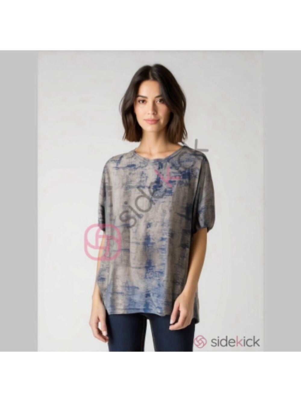 LuLaRoe Navy Silver Tee Shirt Size XS